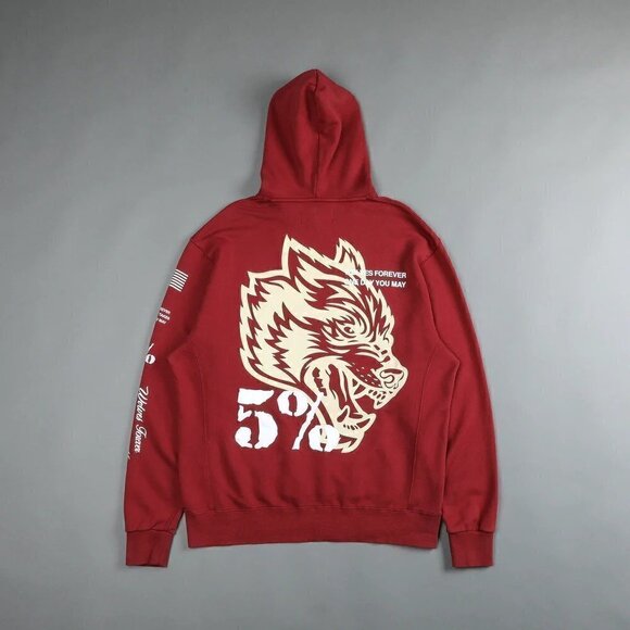 Darc Sport 5% Forever Utah Hoodie Rich Piana NEW‎ gym wolves RARE LARGE MEDIUM - Picture 1 of 2